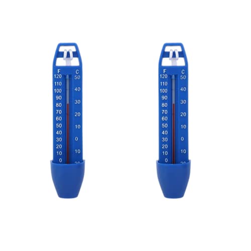 RANRAO 2 Stück Schwimmbad-Thermometer, leicht abzulesen, Wassertemperatur-Thermometer für Spa, Pool, , Zubehör für Wildschwimmen RANRAO 2 Stück Schwimmbad-Thermometer, leicht abzulesen, Wassertemperatur-Thermometer für Spa, Pool, , Zubehör für Wildschwimmen von RANRAO