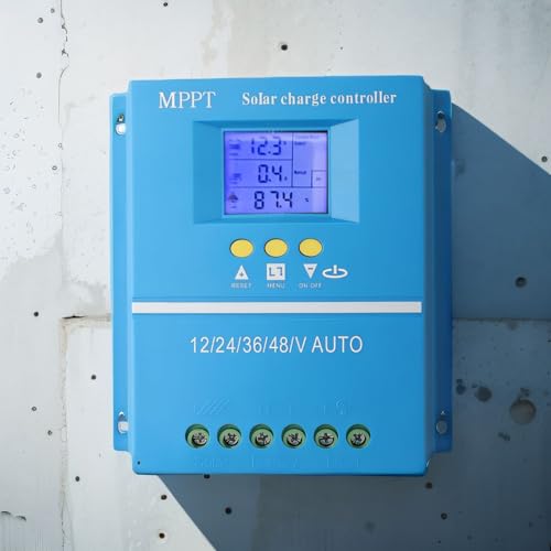 RANRAO 60A/80A/100A 12V-48V MPPT Solar Laderegler PV Ladegerät Controller LCD Display Batterie Intelligenter Regler (80A), E9UX4FVPY54HPIB9J140M353L68 von RANRAO