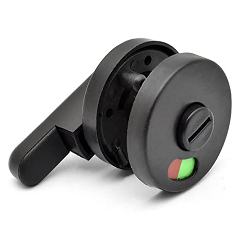 RANRAO Blinkerbolzen Vacant Engaged Badezimmer Privatsphäre WC Türschloss schwarz von RANRAO
