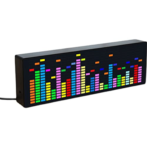 LED Musikspektrumanzeige, VU Meter Indikator Analyzer, Audio Connect Rhythmus Lichter, RGB Audio Level Display Amp Lifier Board, Musik-Visualisierungsgerät von RANRAO