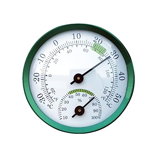 RANRAO Mechanisches Thermometer, Hygrometer, Mini-Innen-Hygrometer, Thermometer, hohe Präzisionstemperatur, Luftfeuchtigkeitsmesser von RANRAO