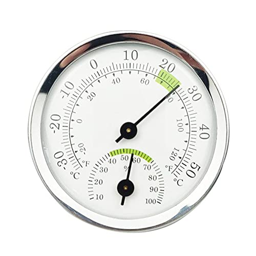 RANRAO Mechanisches Thermometer, Hygrometer, Mini-Innen-Hygrometer, Thermometer, hohe Präzisionstemperatur, Luftfeuchtigkeitsmesser von RANRAO