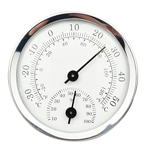 RANRAO Mechanisches Thermometer, Hygrometer, Mini-Innen-Hygrometer, Thermometer, hohe Präzisionstemperatur, Luftfeuchtigkeitsmesser von RANRAO