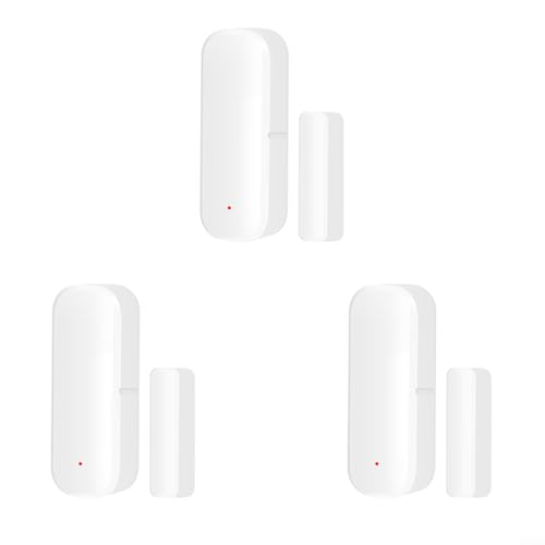 RANRAO für TUYA Smart WiFi Tür-Wi-Fi-Fenster-Sensor, Smart Wi-Fi-Fenster-Detektor, WiFi-Smart-Tür-Sensor, Tür-Magnet mit Sprachunterstützung von RANRAO