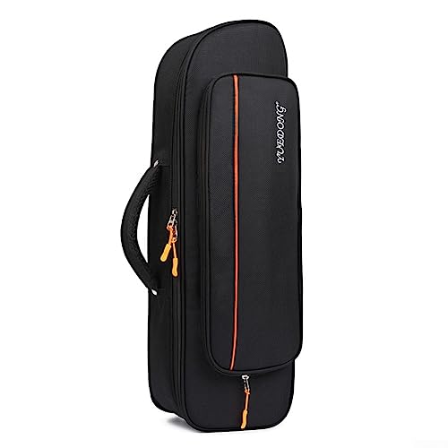 RANRAO Tragbare Trompete Aufbewahrungsbox, Oxford Tuch Trompete Fall Rucksack Weiche Lagerung Fall Messing Instrument Zubehör von RANRAO