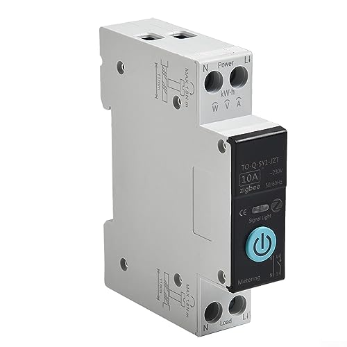 Smart Circuit Breaker, 10–63 A für Tuya Zigbee Smart Protection Circuit Breakers 1P Din Rail Home Fernbedienung Schalter Timing-Modi für Power Monitor Smart Circuit Breaker, 10–63 A für Tuya Zigbee Smart Protection Circuit Breakers 1P Din Rail Home Fernbedienung Schalter Timing-Modi für Power Monitor von RANRAO