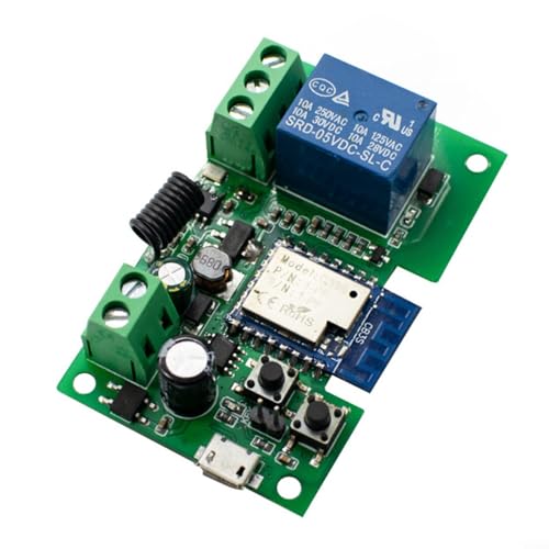 Smart Wifi Schalter Relais Modul Für Tuya 1-kanal WiFi Smart Home Schalter Für Fernbedienung Von Elektro Schlösser DIY WIFI Garage Türöffner von RANRAO