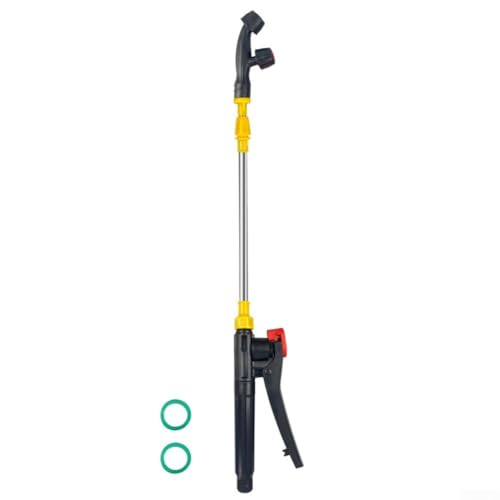 Teleskop-Sprühstange aus Edelstahl mit verstellbarem Sprühkopf und Verlängerung von 45 bis 80 cm zum Bewässern von Pflanzen und Waschen von Gartenmöbeln (C) von RANRAO