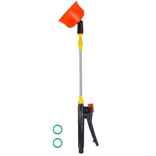 Teleskop-Sprühstange aus Edelstahl mit verstellbarem Sprühkopf und Verlängerung von 45 bis 80 cm zum Bewässern von Pflanzen und Waschen von Gartenmöbeln (E) von RANRAO