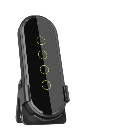 für Tuya Zigbee Wireless Smart Home Schalter 4 Gang 12 Szene Touch Lichtschalter App, Wireless Scene Switch Fernbedienung von RANRAO
