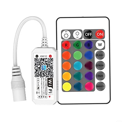 WiFi Smart RGBW Led Strip Light Controller, 4CH WiFi Controller mit Fernbedienung, RGBW Controller, stufenlose Fernbedienung von RANRAO