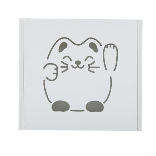 Wireless Router Rack, Wohnzimmer Wall-mounted WiFi Storage Box, for Storage of Wires, Routers(A) von RANRAO