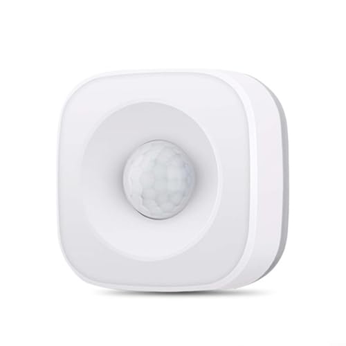Zigbee Bewegungsmelder, PIR-Bewegungssensor, für Tuya Body PIR Sensor Wireless Smart Motion Detects, Echtzeit-Weitbereichserkennung 120° 7m, funktioniert mit für Tuya für Smart Life App von RANRAO