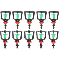 10er-Set Mikro-Rotationssprinkler, G-Typ Mikrodüse Pflanzenbewässerungssprinkler Brechungssprühdüse für Gewächshaus 10er-Set Mikro-Rotationssprinkler, G-Typ Mikrodüse Pflanzenbewässerungssprinkler Brechungssprühdüse für Gewächshaus von RAPANDA