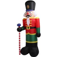 2,4 m aufblasbarer Nussknacker für Weihnachten, riesiges aufblasbares Weihnachtsboot, LED-Lichter, aufblasbarer Weihnachtssoldat, für drinnen und 2,4 m aufblasbarer Nussknacker für Weihnachten, riesiges aufblasbares Weihnachtsboot, LED-Lichter, aufblasbarer Weihnachtssoldat, für drinnen und von RAPANDA
