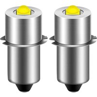 2er-Pack P13.5S LED-Taschenlampen – Hohe Leistung – 6–24 V – P13.5S – Weiß von RAPANDA