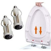 2er-Pack Toilettendeckel-Erweiterungsschrauben Toilettensitz-Befestigungsschrauben Toilettensitz-Befestigungsset Toilettendeckel-Ersatzteile-RAPANDA von RAPANDA