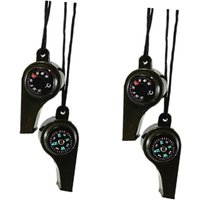 4 Stück Multifunktionspfeifen 3 in 1 Überlebenspfeifen Hochwertige Pfeifen Thermometer Mini-RAPANDA von RAPANDA