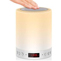 5-in-1 tragbare wiederaufladbare Touch-Nachttischlampe, LED-Nachtlicht, Kindertischlampe, Bluetooth-Lautsprecher, USB-Musikradio, mehrfarbiger von RAPANDA
