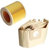 5x Staubbeutel 1x Filter für Staubsauger WD3 Premium wd 3.300 m wd 3.200 WD3.500 p 6.959-130 von RAPANDA