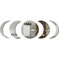 Böhmisches Mondspiegel-Wandaufkleber-Set für Wanddekoration, Wohnzimmer, Schlafzimmer - RAPANDA von RAPANDA