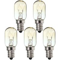 E14 LED-Glühbirne, 5er-Pack, E14-Schraubenglühbirne, 15 W, 230 V, SES-Wärmelampe mit kleiner Edison-Schraube, Warmweiß 2700 K, E14-Nähmaschinenbirne, E14 LED-Glühbirne, 5er-Pack, E14-Schraubenglühbirne, 15 W, 230 V, SES-Wärmelampe mit kleiner Edison-Schraube, Warmweiß 2700 K, E14-Nähmaschinenbirne, von RAPANDA