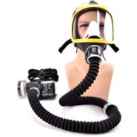 Elektrisches Konstantstrom-Luftversorgungssystem Chemische Gasstaub-Atemschutzmaske Malerei Pestizidspray Silikon-Vollgesichtsfilter Laborschweißen von RAPANDA