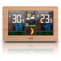Fanju FJ3378 Wetterstation mit Wecker und Temperatur-/Luftfeuchtigkeits-/Barometer-/Wecker-/Mondphasenmesser Fanju FJ3378 Wetterstation mit Wecker und Temperatur-/Luftfeuchtigkeits-/Barometer-/Wecker-/Mondphasenmesser von RAPANDA