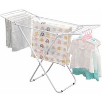 Freistehender Wäscheständer, Wäscheständer mit stabiler Unterstützung, faltbarer und rutschfester Wäscheständer für Badezimmer oder Balkon-RAPANDA Freistehender Wäscheständer, Wäscheständer mit stabiler Unterstützung, faltbarer und rutschfester Wäscheständer für Badezimmer oder Balkon-RAPANDA von RAPANDA