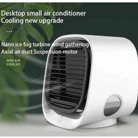 Klimaanlage, Kühlventilator, Mini-Luftkühler mit 3 Geschwindigkeiten, tragbare Klimaanlage mit Nachtlicht, Tischventilator-Luftbefeuchter für Klimaanlage, Kühlventilator, Mini-Luftkühler mit 3 Geschwindigkeiten, tragbare Klimaanlage mit Nachtlicht, Tischventilator-Luftbefeuchter für von RAPANDA