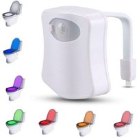 LED-Toilettenlicht / Bewegungsmelder Toiletten- und Badezimmerlicht / Nachtlicht mit 16 verschiedenen Farben - RAPANDA von RAPANDA