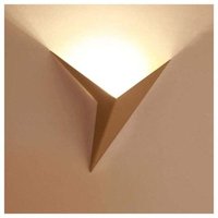 LED-Wandleuchte, 3 w, kreative Dreiecksform, goldene Wandleuchte, 3000 k, warmweiß, moderne Metall-Wandleuchte für Schlafzimmer, Wohnzimmer, LED-Wandleuchte, 3 w, kreative Dreiecksform, goldene Wandleuchte, 3000 k, warmweiß, moderne Metall-Wandleuchte für Schlafzimmer, Wohnzimmer, von RAPANDA