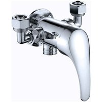 Rapanda - Duschmischer Duschmischer, G1/2 Zoll Duscharmaturen Körperventil Badezimmer Multifunktionales T-Eckventil-Kit Duscharmatursystem Duschgriff von RAPANDA