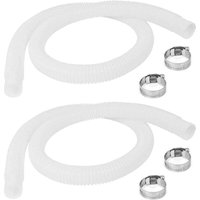 Rapanda - Intex Ersatzschlauch für Poolpumpe – 1,25 Zoll Durchmesser, 59 Zoll langes Zubehör (2er-Pack) – von RAPANDA