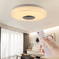 Rapanda - LED-Deckenleuchte, Deckenleuchte mit Bluetooth-Lautsprecher, 38 w Einbau-Deckenleuchte, RGB-Musik-LED-Deckenleuchte, Farbwechsel mit App Rapanda - LED-Deckenleuchte, Deckenleuchte mit Bluetooth-Lautsprecher, 38 w Einbau-Deckenleuchte, RGB-Musik-LED-Deckenleuchte, Farbwechsel mit App von RAPANDA