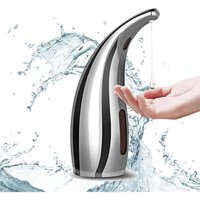 Seifenspender, 300 ml, automatischer Seifenspender mit Infrarotsensor und rutschfester Basis, IPX6 wasserdicht, automatischer Edelstahl für Seifenspender, 300 ml, automatischer Seifenspender mit Infrarotsensor und rutschfester Basis, IPX6 wasserdicht, automatischer Edelstahl für von RAPANDA