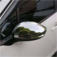 Seitenspiegelabdeckung Für Peugeot 2008 2014-2018 Zubehör ABS Chrom Rückspiegelschutzabdeckungen 2 Teile/Satz Auto Rückspiegelabdeckung Pailletten von RAPANDA