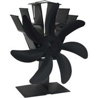 Sparsamer Kaminventilator, 7 Umwälzventilatoren für Holzscheite, heißer Holzofen für effiziente Wärmeverteilung, Holzscheite/Brennholz/Pellets, von RAPANDA