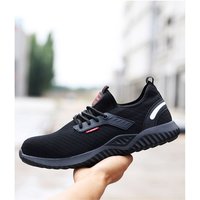 Stahlkappenschuhe für Herren und Damen, leichte Arbeitsschuhe, rutschfeste Sneakers, wasserdichte Sicherheitsschuhe, bequeme Tennisschuhe, 40EU von RAPANDA