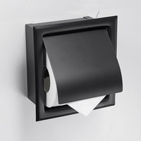 Toilettenpapierhalter aus Edelstahl zum Einsetzen, Papierhalter fürs Badezimmer, schwarze eingebaute Toilettenpapierhalter Toilettenpapierhalter aus Edelstahl zum Einsetzen, Papierhalter fürs Badezimmer, schwarze eingebaute Toilettenpapierhalter von RAPANDA