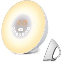Wake Up Light hf3531/01 – Wecker mit Licht 200 Lux, rot 10,6 x 18,1 x 18,1 cm rot [Energieklasse F] von RAPANDA