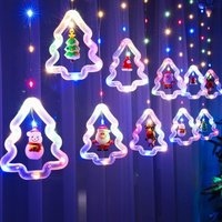 Weihnachtslichterkette, 3 m lange Baumlichterkette mit 10 süßen DIY-Weihnachtsdekorationen, blinkende Lichterkette für den Innen- und Außenbereich im von RAPANDA