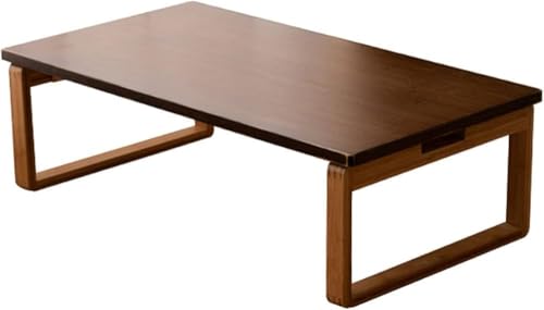 RAPGACBQ Couchtisch im japanischen Stil, multifunktionales Design für Balkon und Erkerfenster, ideal für Tee, Wohnzimmer und kleine Räume, elegante Wohnkultur (C 70 x 50 x 31 cm) von RAPGACBQ