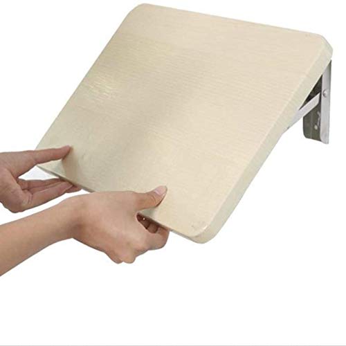 RAPGACBQ Drop Leaf Tisch und Regal, platzsparende Möbel, perfekt als Werkbank, Bücherregal oder Esstisch, vielseitige Lösung für Home Office und Wohnzimmer (Braun 70 x 38 cm) von RAPGACBQ