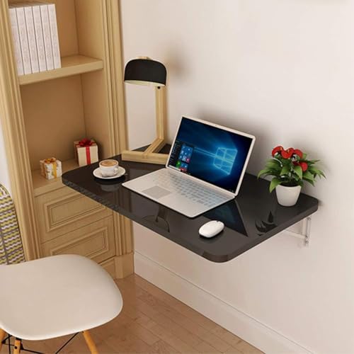 RAPGACBQ Konvertierbarer Laptop-Arbeitsplatz für Büro und Arbeitszimmer – ergonomisches Design, platzsparend, verstellbare Höhe, perfekt für Heimbüro und Arbeitszimmer (schwarz, 70 x 40 cm) von RAPGACBQ