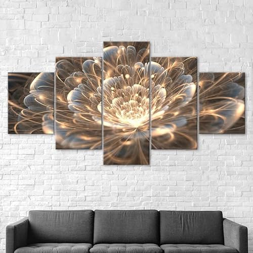 3D Wandaufkleber Kunst Malerei Abstrakte Blume,xxl bilder leinwanddrucke 5 panels,5 stück leinwand bilder 150x80cm 3D Wandaufkleber Kunst Malerei Abstrakte Blume,xxl bilder leinwanddrucke 5 panels,5 stück leinwand bilder 150x80cm von RAPSANI