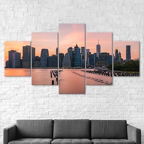 5 teilige leinwandbilder Toronto City Skyline Trillium Park Kunstdrucke Vlies Leinwandbild,Wandkunst 5 stück Leinwand Bilder,Wohnzimmer Schlafzimmer Wand Dekoration,mit rahmen xxl bilder 200x100cm 5 teilige leinwandbilder Toronto City Skyline Trillium Park Kunstdrucke Vlies Leinwandbild,Wandkunst 5 stück Leinwand Bilder,Wohnzimmer Schlafzimmer Wand Dekoration,mit rahmen xxl bilder 200x100cm von RAPSANI