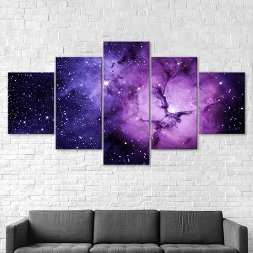 5 teiliges wandbild Kosmischer Galaxiennebel 5 stück leinwand wandkunst,5 teilig leinwand wanddeko wohnzimmer,leinwanddruck 5 teilig bilder wohnzimmer modern groß,mit rahmen,xxl 150x80cm 5 teiliges wandbild Kosmischer Galaxiennebel 5 stück leinwand wandkunst,5 teilig leinwand wanddeko wohnzimmer,leinwanddruck 5 teilig bilder wohnzimmer modern groß,mit rahmen,xxl 150x80cm von RAPSANI