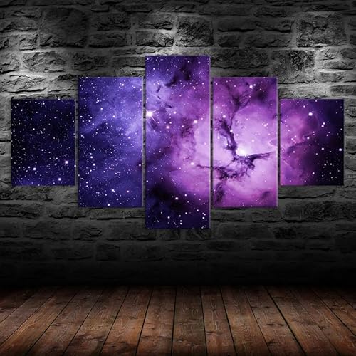 5 teiliges wandbild Kosmischer Galaxiennebel 5 stück leinwand wandkunst,5 teilig leinwand wanddeko wohnzimmer,leinwanddruck 5 teilig bilder wohnzimmer modern groß mit rahmen,xxl 100x55cm 5 teiliges wandbild Kosmischer Galaxiennebel 5 stück leinwand wandkunst,5 teilig leinwand wanddeko wohnzimmer,leinwanddruck 5 teilig bilder wohnzimmer modern groß mit rahmen,xxl 100x55cm von RAPSANI