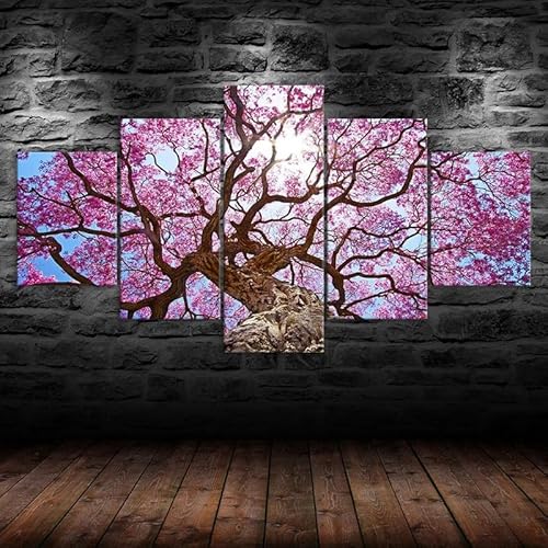 RAPSANI 5 teiliges bild Schöne lila Baum-Tageslichtszene 5 teilig leinwandbilder,leinwanddrucke bilder,bild leinwand xxl 5 teilig,wandbilder schlafzimmer Dekoration,bilder,poster,kunstdrucke 125x60cm RAPSANI 5 teiliges bild Schöne lila Baum-Tageslichtszene 5 teilig leinwandbilder,leinwanddrucke bilder,bild leinwand xxl 5 teilig,wandbilder schlafzimmer Dekoration,bilder,poster,kunstdrucke 125x60cm von RAPSANI